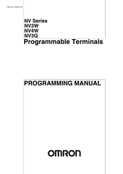 Omron NV3Q Series Programming Manual