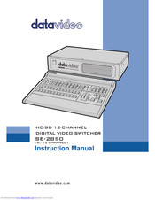 Datavideo SE-2850 Instruction Manual