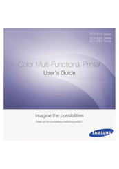 Samsung SCX-812x Series User Manual