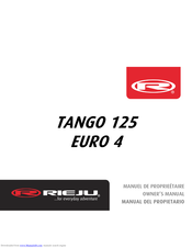 RIEJU Tango 125 E4 Owner's Manual