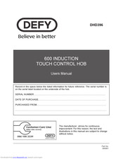 Defy Automaid 600 electronic User Manual