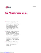 LG MS770 User Manual