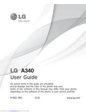 LG A340 User Manual