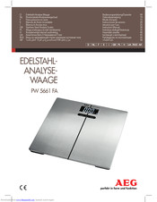 AEG PW 5661 FA Instruction Manual