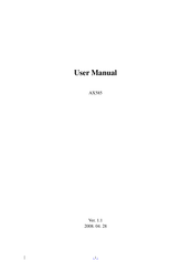 LG AX585 User Manual