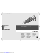 Bosch GSA 1300 PCE Original Instructions Manual