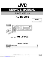 JVC KD-DV5188 Service Manual