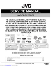 JVC KD-DV4305UN Service Manual