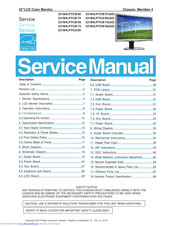 Philips 231B4LPYCB/57AD Service Manual