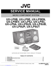 JVC UX-LP5EV Service Manual
