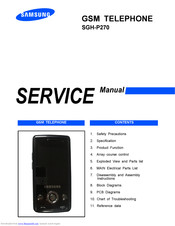 Samsung SGH-P270 Service Manual
