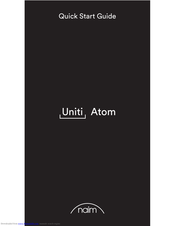 NAIM Uniti Atom Quick Start Manual