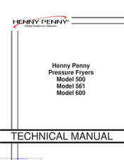 Henny Penny 561 Technical Manual