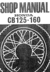 Honda CB160 Service Manual