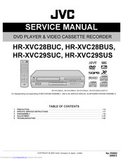 JVC HR-XVC29SUS Service Manual