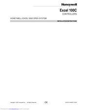 Honeywell Excel 100C Installation Instructions Manual