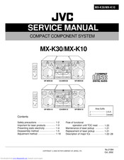 JVC MX-K30 Service Manual