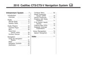 Cadillac CTS-V2010 Owner's Manual