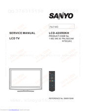 Sanyo LCD-42XR8KH Service Manual