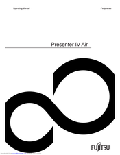 Fujitsu Presenter IV Air Operating Manual