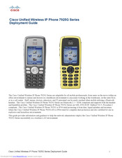 Cisco 7925G Series Deployment Manual