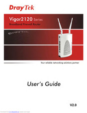 Draytek Vigor2120 Series User Manual