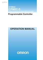 Omron CPM2C-S110C Operation Manual