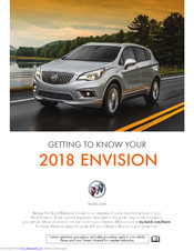 Buick ENVISION 2018 Getting To Know Your