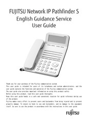 Fujitsu DG-station 100PA User Manual