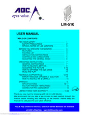AOC LM-510 User Manual
