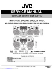 JVC MX-DK3UN Service Manual