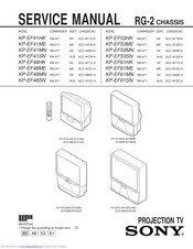 Sony KP-EF48HK Service Manual
