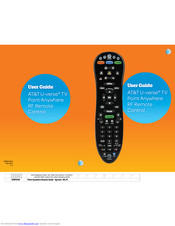 AT&T U-verse Point Anywhere RF Remote Control User Manual