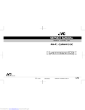 JVC RM-P210E Service Manual