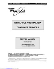 Whirlpool 6ADP905/3 WH Service Manual