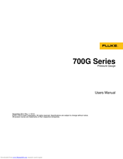 Fluke 700G01 User Manual