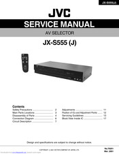 JVC JX-S555 Service Manual