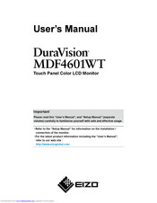 Eizo DuraVision User Manual
