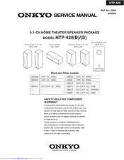 Onkyo HTP-420 Service Manual