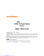 Zte CX991 User Manual