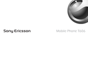 Sony Ericsson T606 User Manual