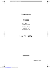 Motorola iM1000 User Manual