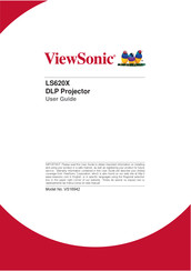 ViewSonic LS620X User Manual