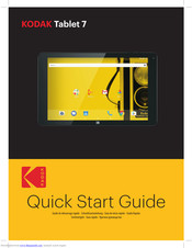 Kodak 7 Quick Start Manual