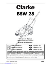 Clarke BSW 28 Operator's Manual