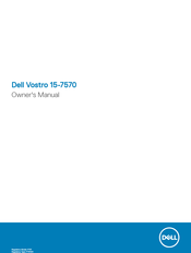Dell Vostro 15-7570 Owner's Manual