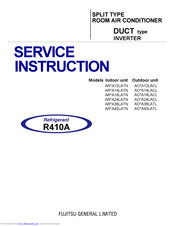 Fujitsu ARA45LATN Service Instruction