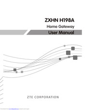 Zte ZXHN H198A User Manual