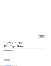 IBM 10/20 GB TR-5 User Manual