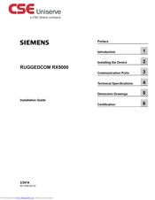 Siemens RUGGEDCOM RX5000 Installation Manual